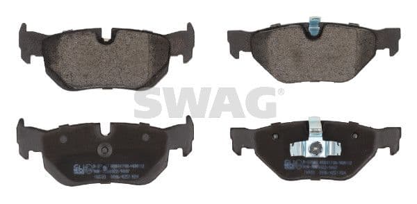 SWAG 20 91 6533 | Arka Fren Balatası BMW E87 E90 X1 E84 Kulaklı